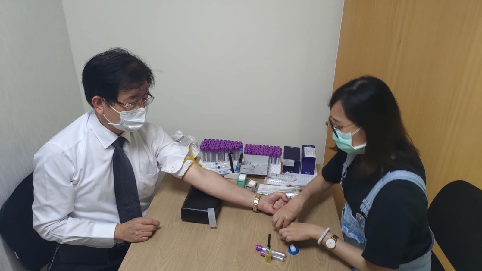 桃園敏盛綜合醫院陳興漢醫療副院長親臨榮文生醫參訪